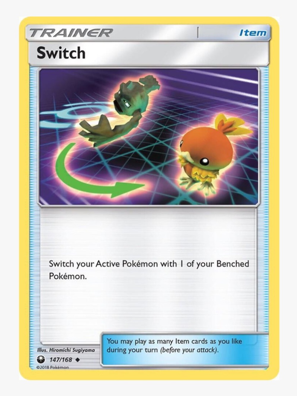 Switch SM Celestial Storm Pokemon Trading Card